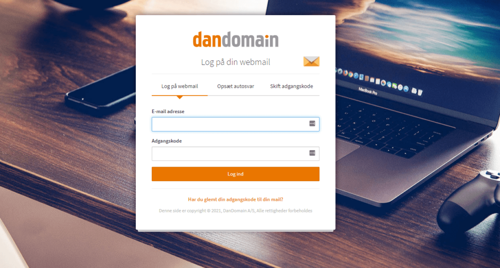 DanDomain webmail