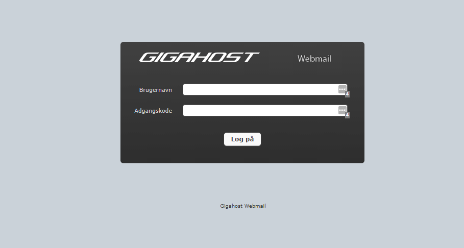 Gigahost webmail