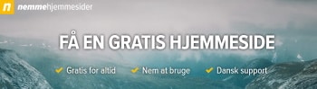 nemmehjemmesider dansk gratis