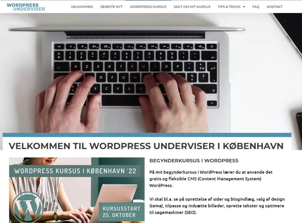 Wordpress underviser - WP Kursus i København