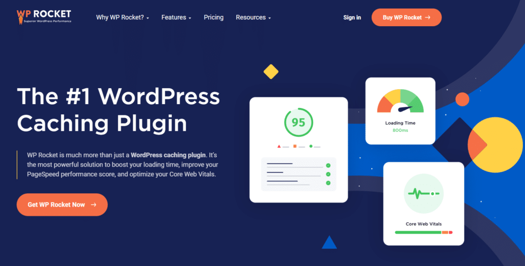 WP Rocket er en premium WordPress-plugin, der er designet til at forbedre dit websteds ydeevne og hastighed ved hjælp af forskellige caching- og optimeringsteknikker. 