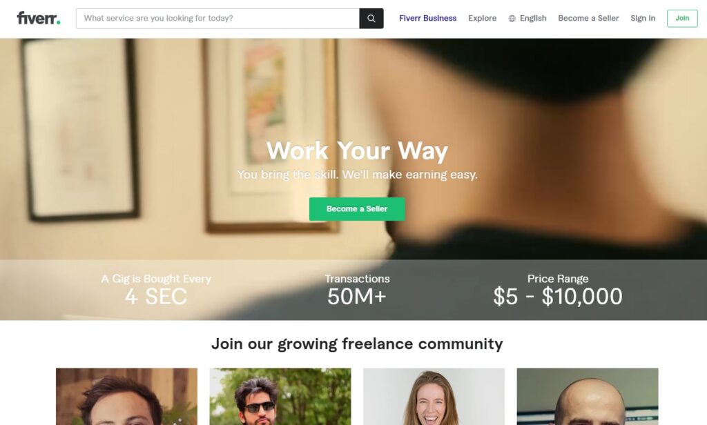 Freelance arbejde og platforme som Fiverr - tjen penge online