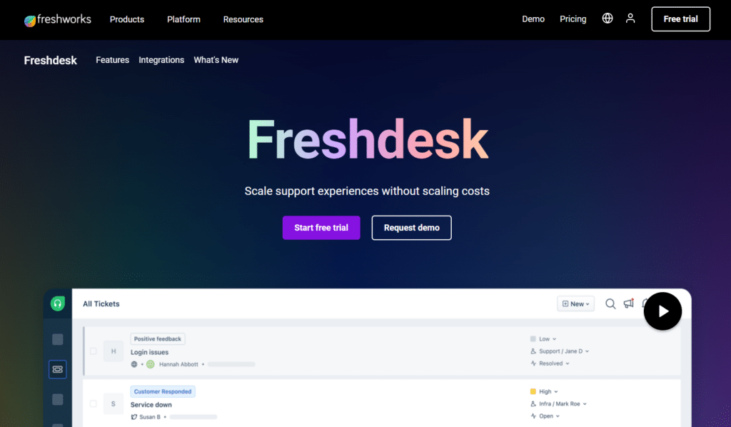 Freshdesk 