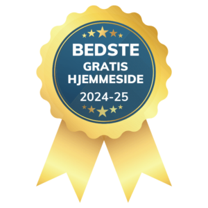 Webnode er igen i 2024 blevet vores læseres favorit og det "gratis hjemmeside" program vi finder bedst i vores test.