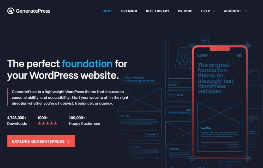 Det bedste wordpress tema i følge Kristian Ole - #1 GeneratePress - et hurtigt og let tema