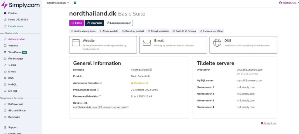 gennemgang af Simply kontrolpanel - Simply anmeldelse