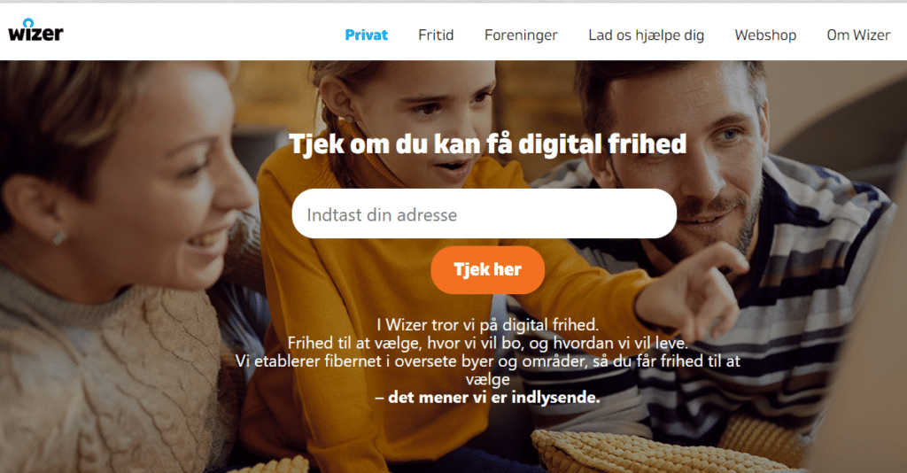 Bedste internet - Wizer