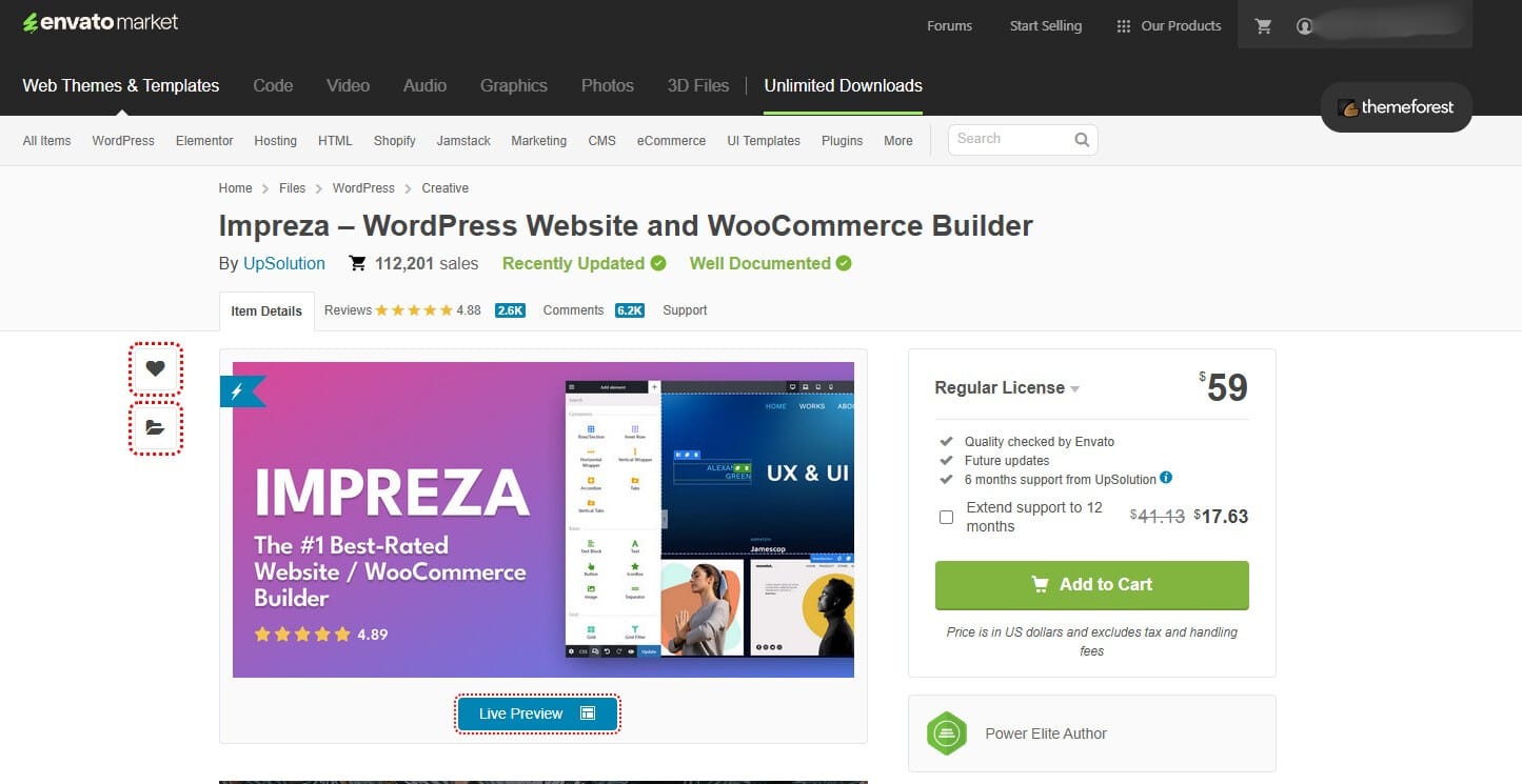 impreza wordpress hjemmeside tema 1