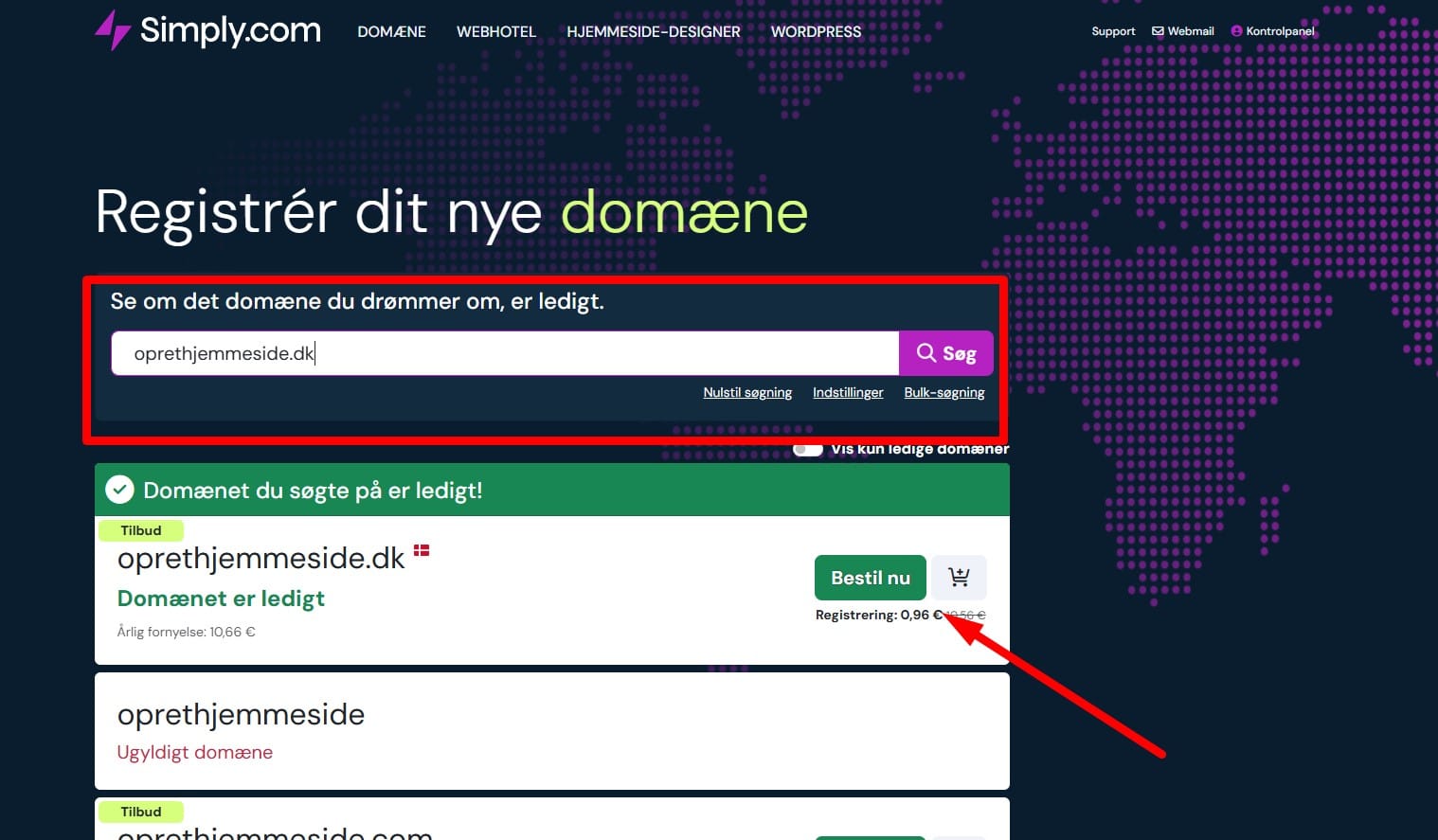 lav din egen hjemmeside - søg domæne lav din egen hjemmeside soeg domaene