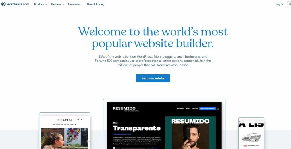 wordpress vs wix