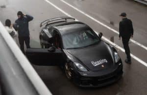 Porsche bil hos Fleasing
